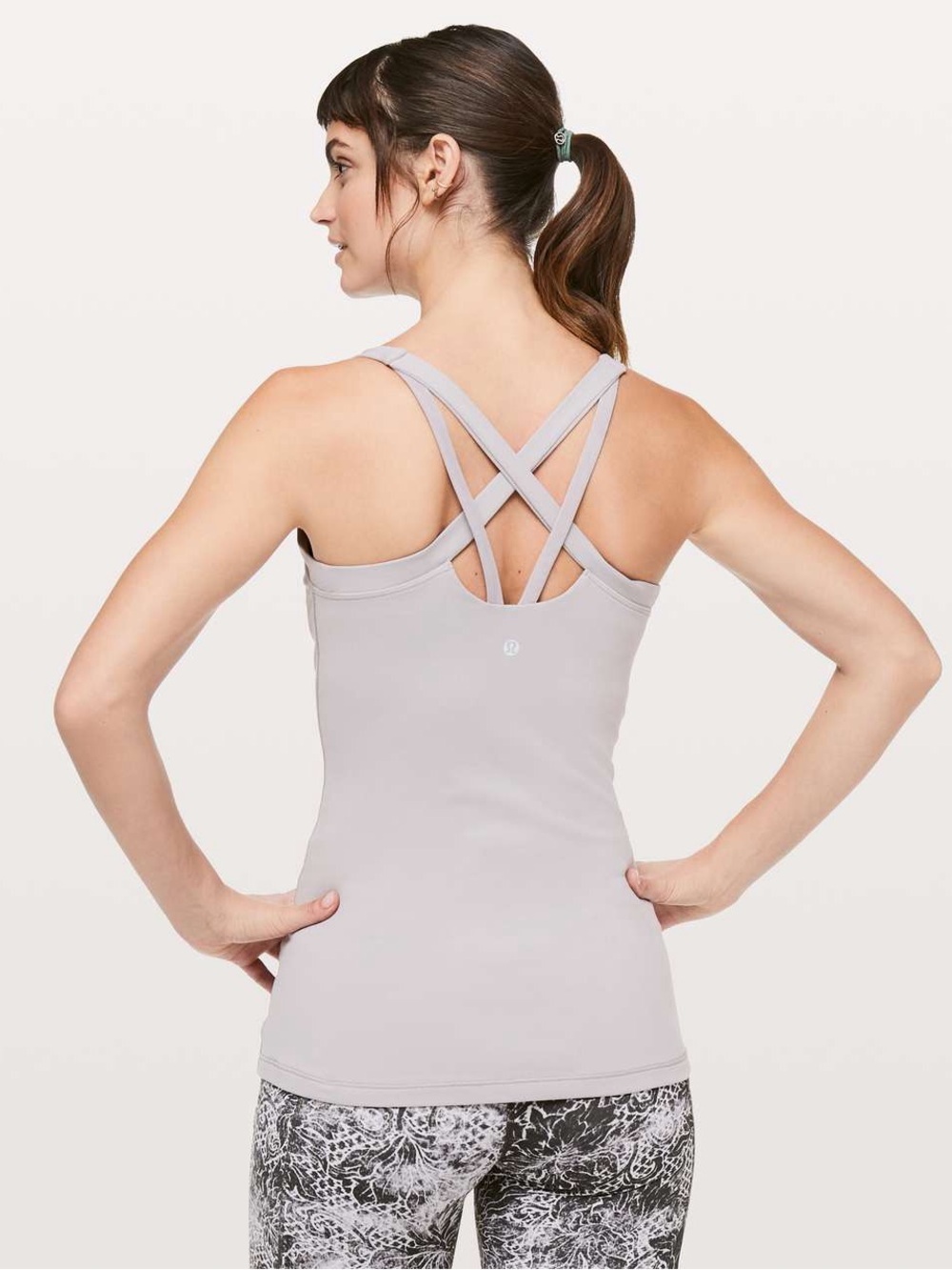 Lululemon Rally Your Heart Tank- Dark Chrome - size 6